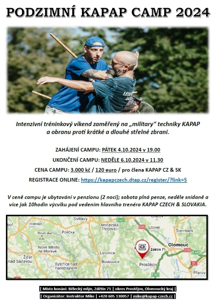 Podzimní KAPAP camp 2024 Morava